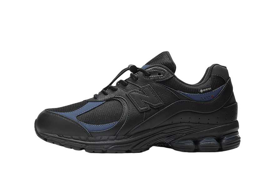 New Balance 2002R Gore-Tex JJJJound Black Storm — Zapatillas impermeables minimalistas para ciudad