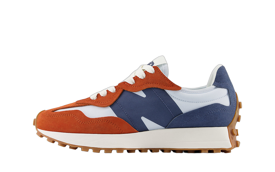 New Balance 327 Cayenne Vintage Indigo: Retro moderno que roba miradas