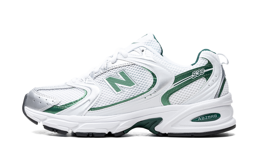 New Balance 530 White Nightwatch Green: Zapatillas retro con estilo urbano y máxima comodidad