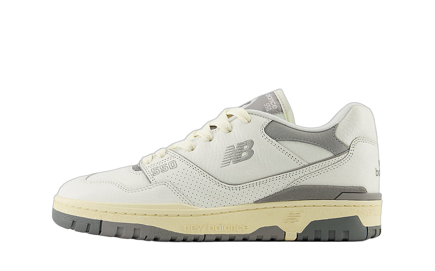 New Balance 550 Away Grey Mini Logo: the minimal 550 that elevates your urban look