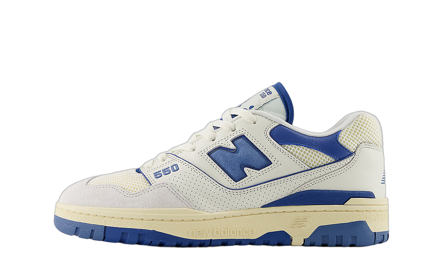 New Balance 550 Sea Salt Pack Blue Agate: der klassische Retro-Schuh, der deinen Straßenstil erneuert