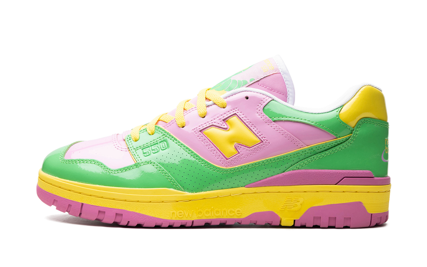 New Balance 550 Y2K Patent Leather Pack Pink Green: el giro Y2K que eleva tu estilo