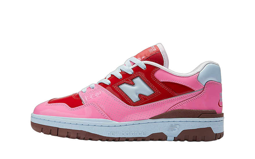 New Balance 550 Y2K Patent Leather Pack Červená Růžová: nezbytný Y2K kousek, který potřebujete