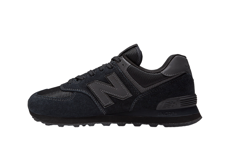 New Balance 574 Triple Black: Der schwarze Klassiker, der deinen Straßenstil verwandelt
