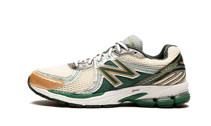 New Balance 860v2 Aime Leon Dore Green — Zapatillas verdes retro con soporte premium
