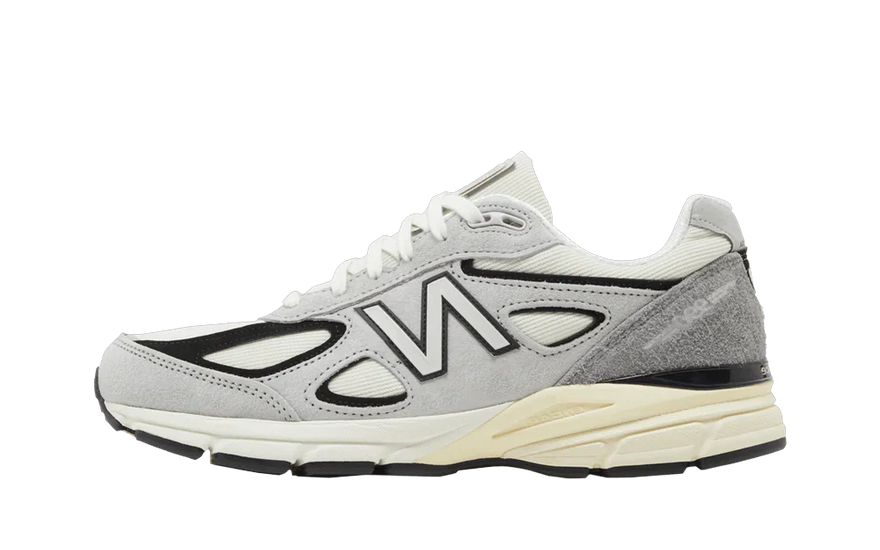 New Balance 990v4 MiUSA Teddy Santis Šedá Černá Krémová — Klasický 990 znovuobjevený