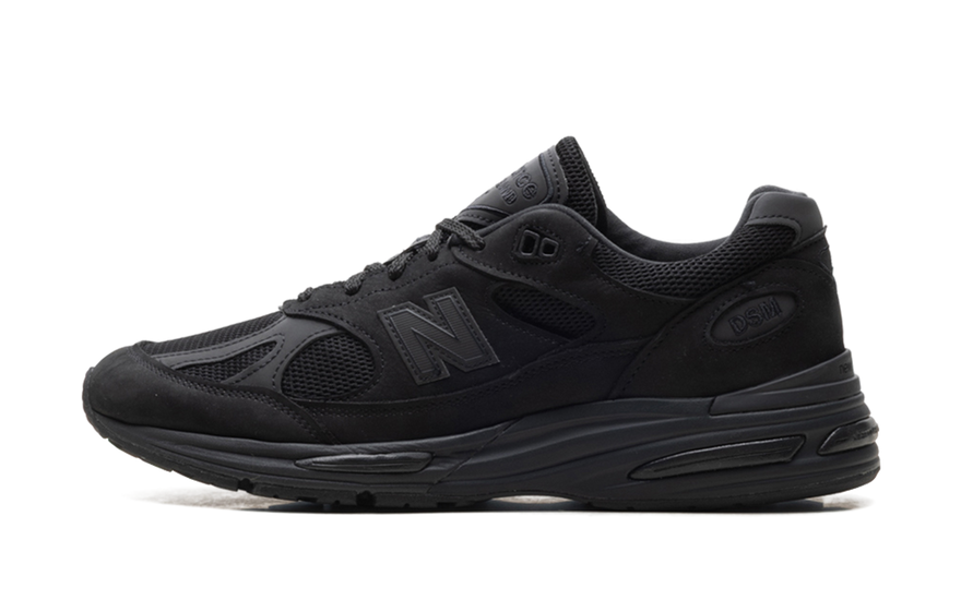 New Balance 991v2 MiUK Dover Street Market Triple Black — La 991 reinventada para el streetwear