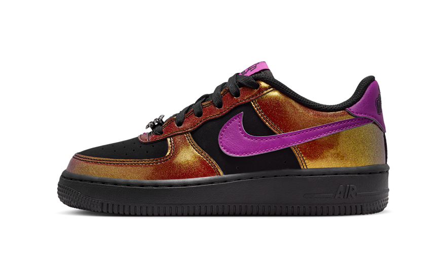Nike Air Force 1 Low LV8 Glam Rock Black Bold Berry: actitud glam para la calle