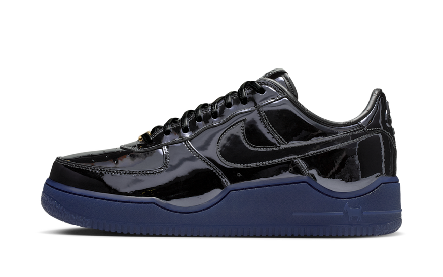 Nike Air Force 1 Low LeBron James Black Patent: Charol negro que domina la calle