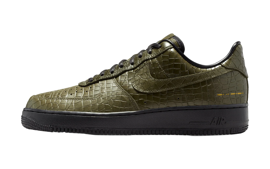 Nike Air Force 1 Low Morse Code Cargo Khaki Croc — Cargo style and urban comfort