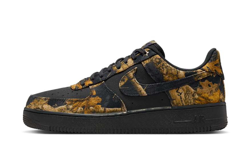 Nike Air Force 1 Low Realtree Black Camo: Camuflaje negro con estilo urbano