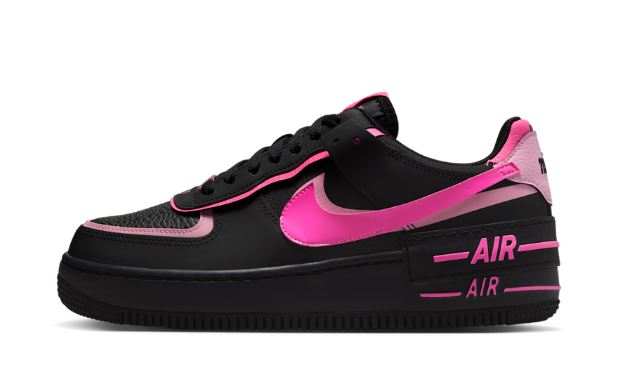 Nike Air Force 1 Low Shadow Black Pink Spell: Eleva tu estilo urbano con volumen y rosa vibrante