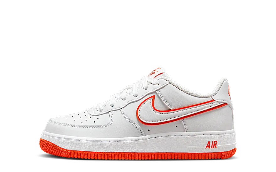 Nike Air Force 1 Low White Picante Red: el clásico blanco con toque Picante
