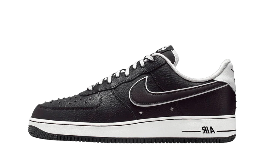 Nike Air Force 1 Low '07 Premium Black White Metallic Dark Grey: la clásica con toque premium
