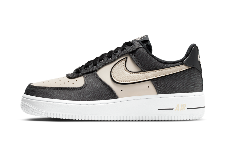 Nike Air Force 1 Low '07 SE Black Denim Net: Denim negro y estilo urbano imprescindible