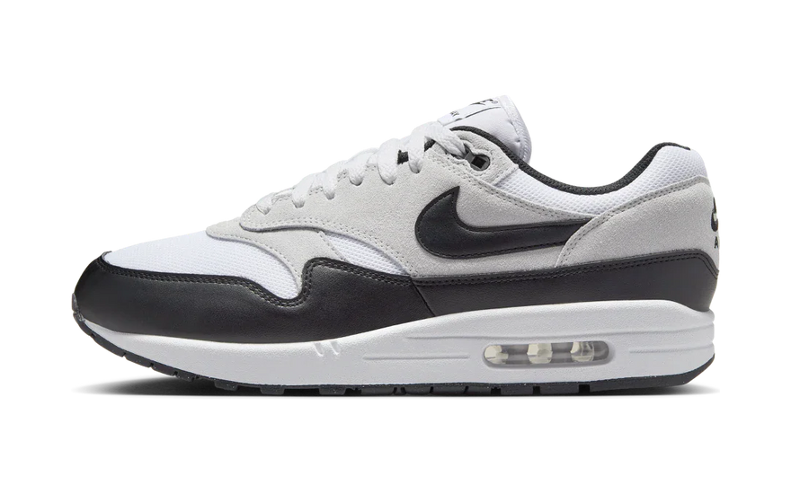 Nike Air Max 1 Essential White Pure Platinum Black: Icono urbano y comodidad diaria