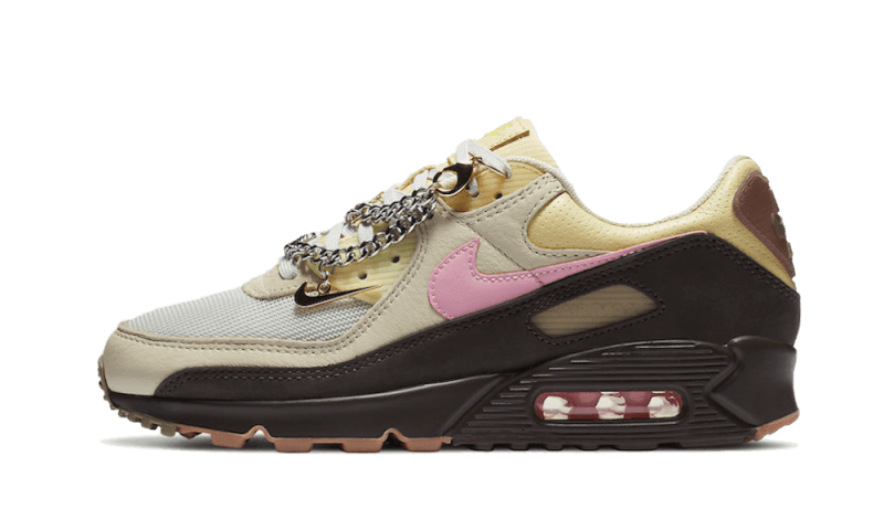 Nike Air Max 90 Cuban Link Velvet Brown: lujo urbano que transforma tu outfit