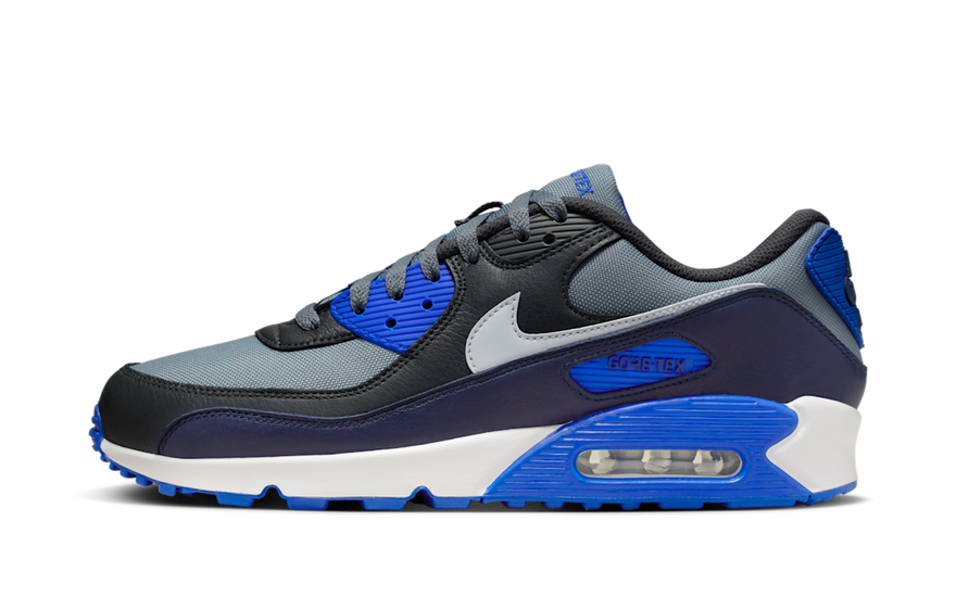 Nike Air Max 90 Gore-Tex Cool Grey Anthracite Obsidian Pure Platinum — Impermeables con estilo urbano