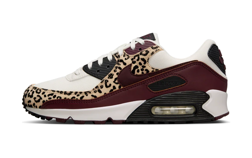 Nike Air Max 90 Leopard Burgundy: el leopardo burdeos que necesitas