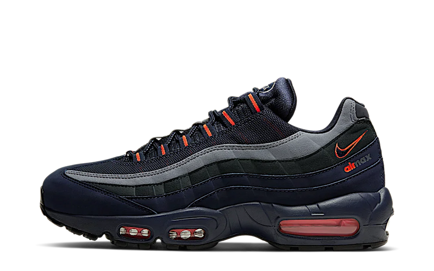 Nike Air Max 95 Logo Navy Orange: el clásico retro que necesitas ahora