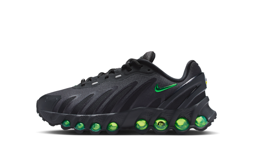 Nike Air Max Dn8 Black Green Strike Dark Smoke Grey: clásico contemporáneo para tu streetwear