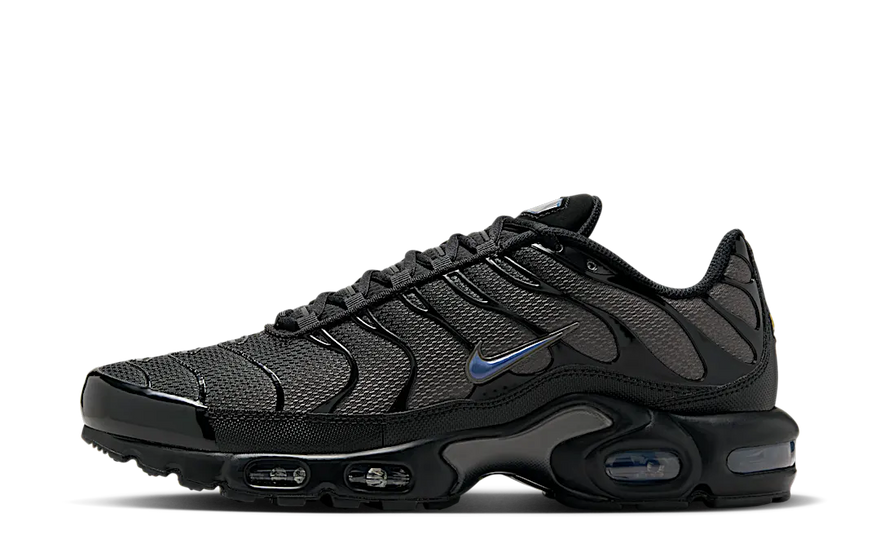 Nike Air Max Plus Black Diffused Blue: der Sportschuh, der deinen städtischen Stil verwandelt