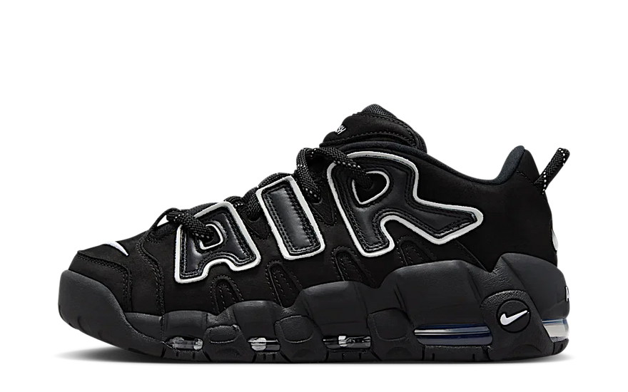 Nike Air More Uptempo Low AMBUSH Black: presencia urbana y amortiguación máxima