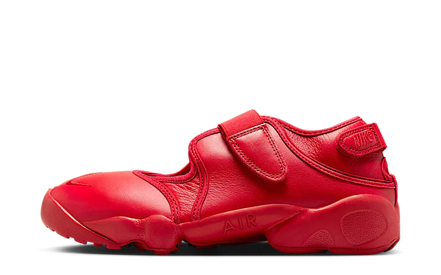 Nike Air Rift Leather Fire Red: la split-toe de cuero que domina la calle