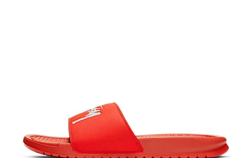 Nike Benassi Stussy Habanero Red: la slide streetwear que debes tener