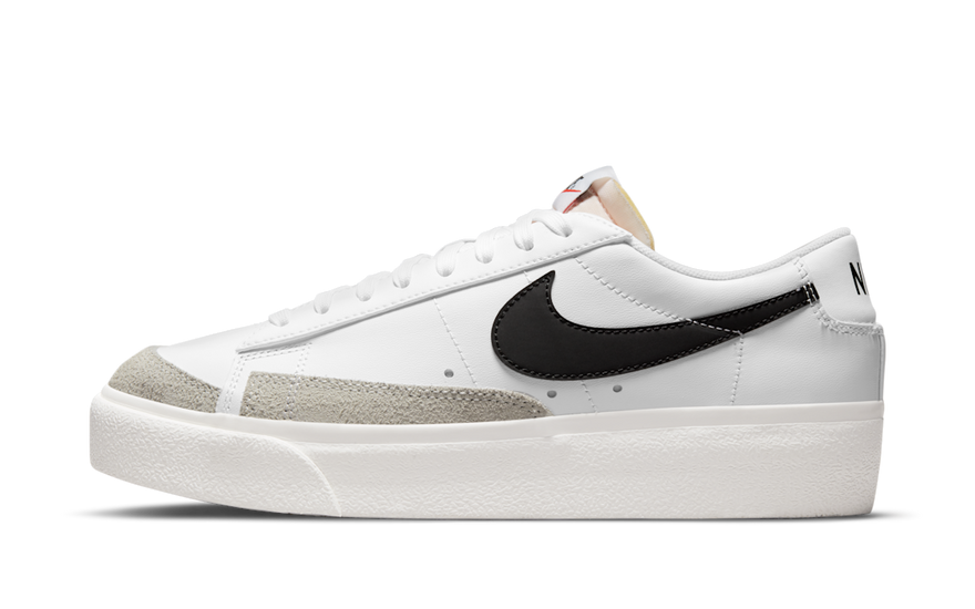 Nike Blazer Low Platform White Black: Platform, urban style, and attitude