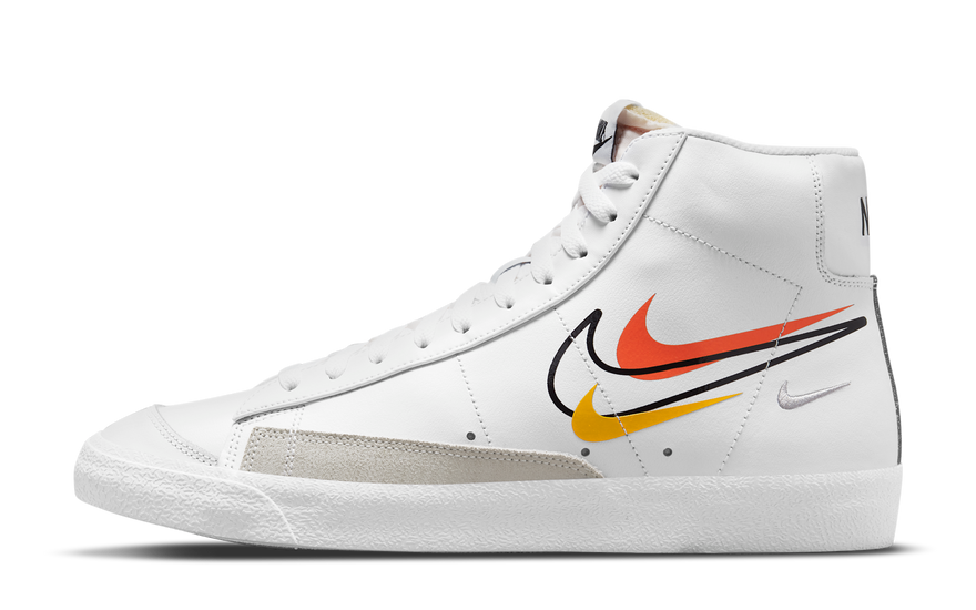 Nike Blazer Mid 77 Multi-Swoosh White: el giro retro que tu armario necesita