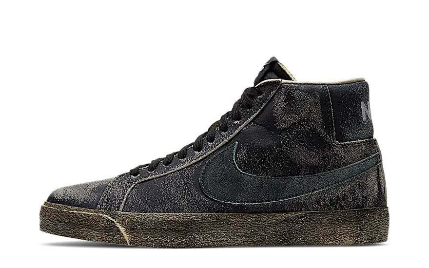 Nike Blazer Mid Faded Black: Retro silhouette with urban attitude