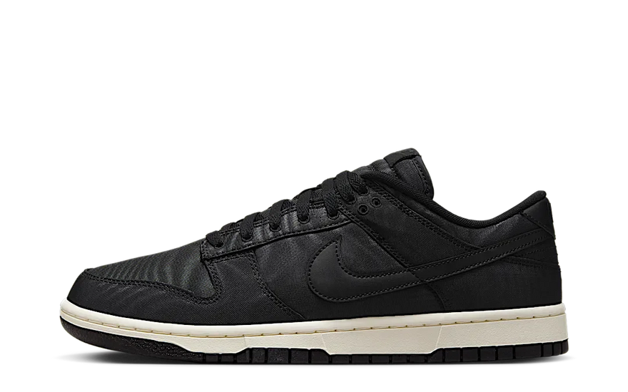 Nike Dunk Low Black Canvas: la dunk de lona negra que eleva tu streetwear