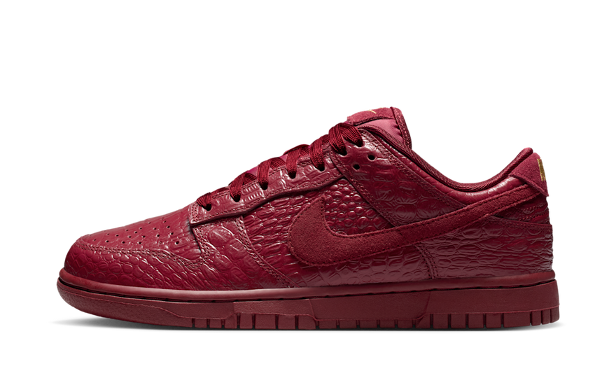 Nike Dunk Low Crocodile Team Red: la Dunk que redefine tu estilo urbano