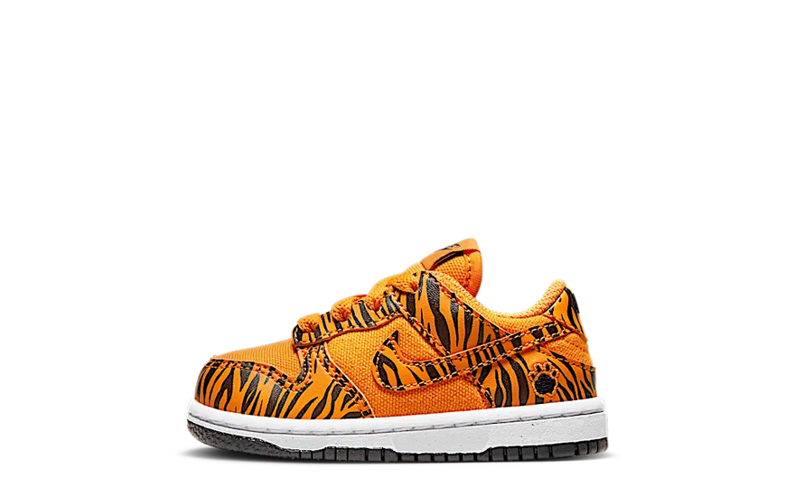 Nike Dunk Low Next Nature Tiger Stripes (TD): Rayas salvajes y estilo sostenible para peques
