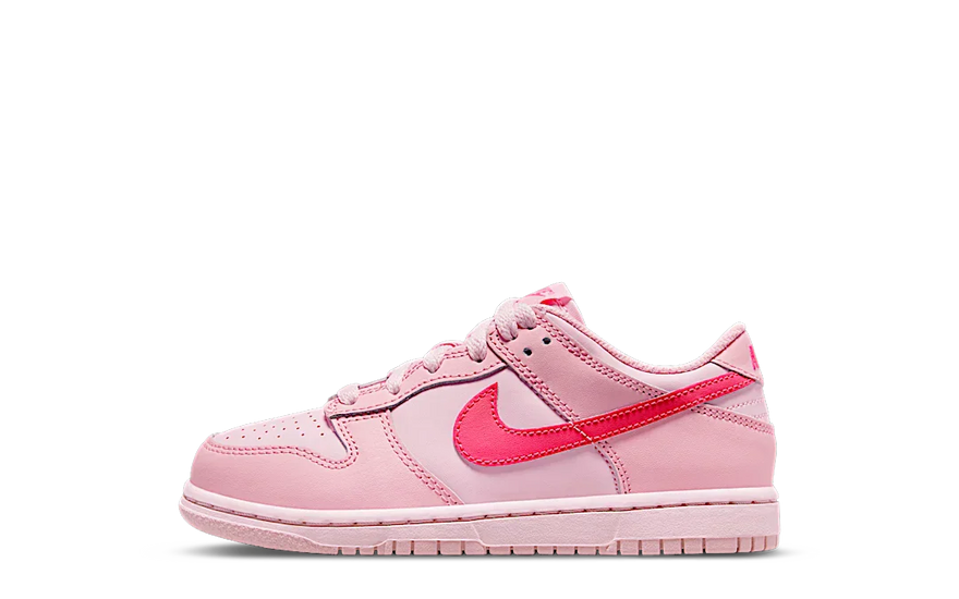 Nike Dunk Low Triple Pink (PS): Las zapatillas rosas que transforman cualquier look infantil