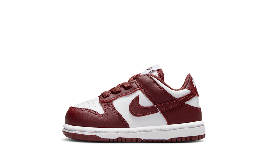 Nike Dunk Low White Gym Red Redwood (TD) — El clásico urbano que necesitas