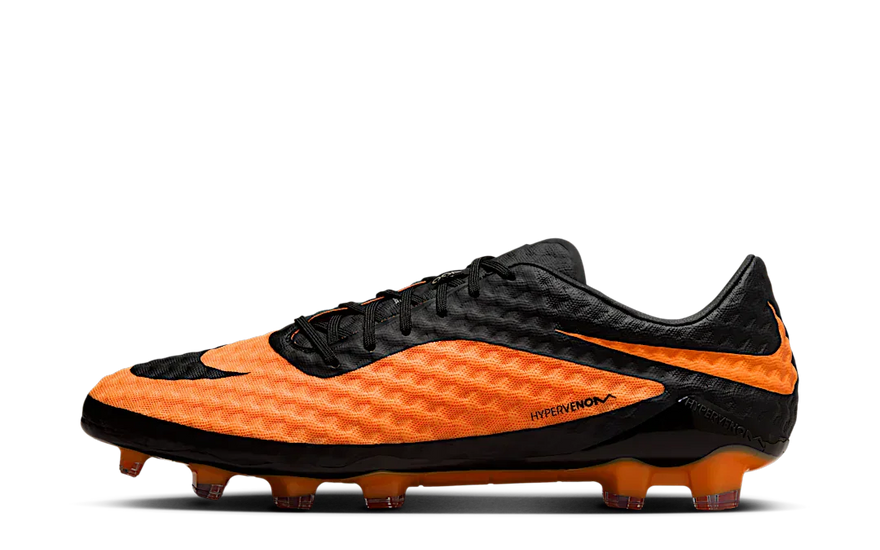 Nike Hypervenom Phantom 1 FG Black Bright Citrus (2025) — Control y velocidad en césped firme