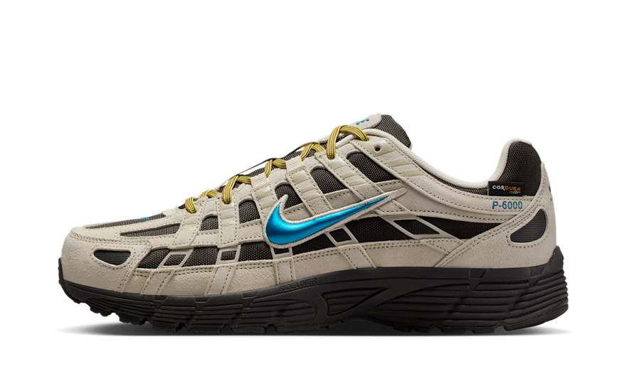 Nike P-6000 Premium Cordura Light Orewood Brown Green Abyss — Estilo retro y durabilidad moderna