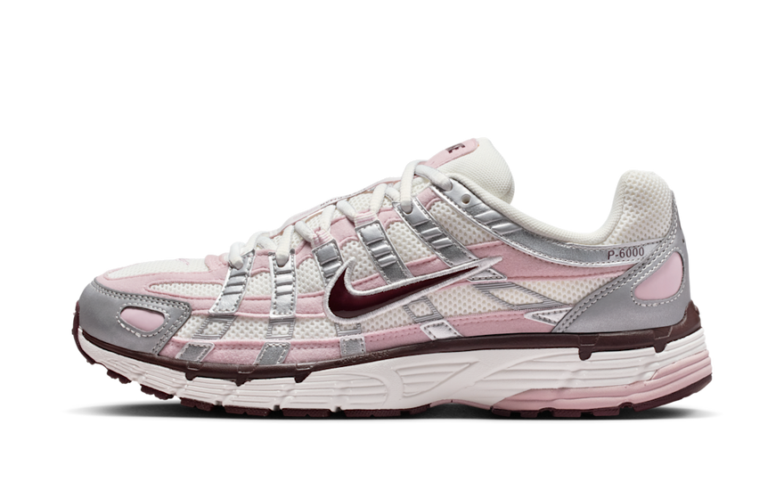 Nike P-6000 Silver Burgundy Plum Chalk: la sneaker retro que eleva tu look diario