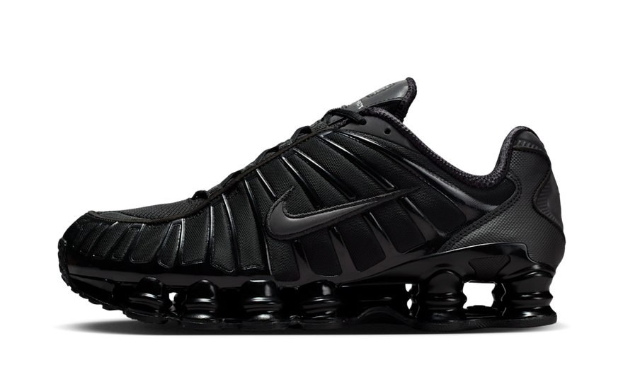 Nike Shox TL Black Metallic Silver: impacto retro y amortiguación que transforma tu estilo