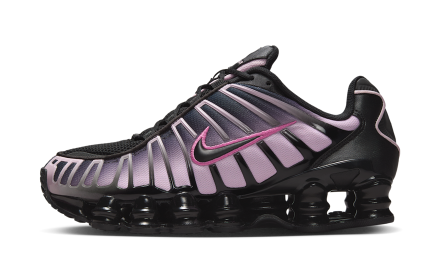 Nike Shox TL Black Playful Pink: urban style with iconic cushioning