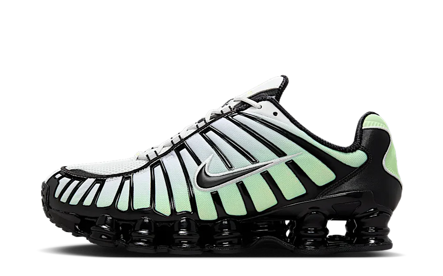 Nike Shox TL Vapor Green Black: Rebote, Estilo y Comodidad para la Ciudad