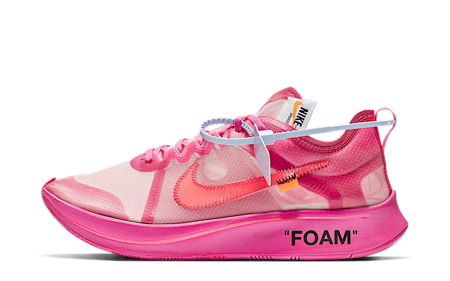 Nike Zoom Fly Off-White Pink: Estilo rosa que impulsa tu carrera