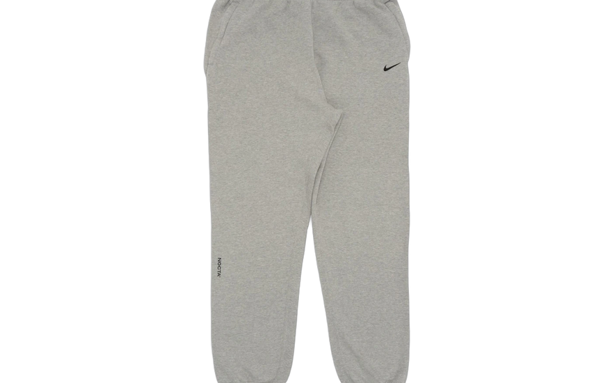 Nike x NOCTA Fleece CS Sweatpant Dark Grey Heather — Premium fleece joggers for streetwear
