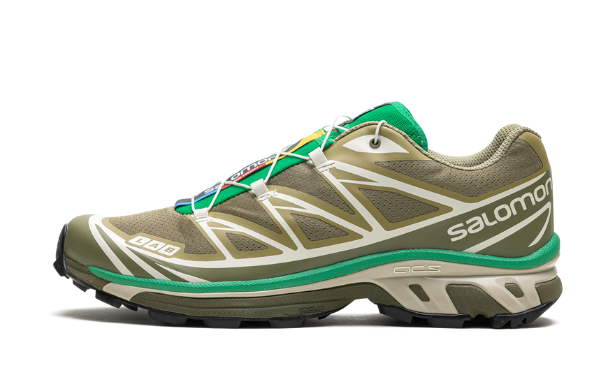 Salomon XT-6 Dried Herb: Zapatillas trail con estilo urbano y agarre extremo