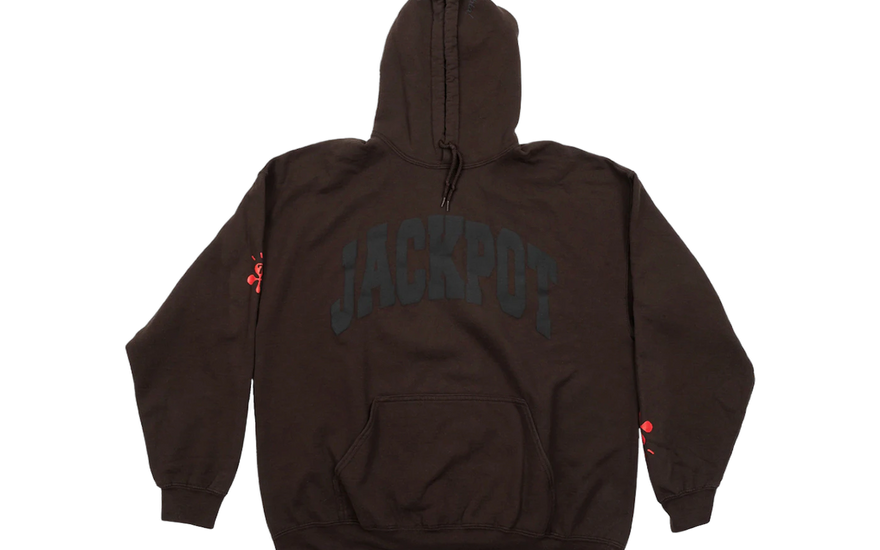 Travis Scott Road to Utopia Las Vegas Jackpot Hoodie Brown — Sudadera imprescindible para streetwear y festival