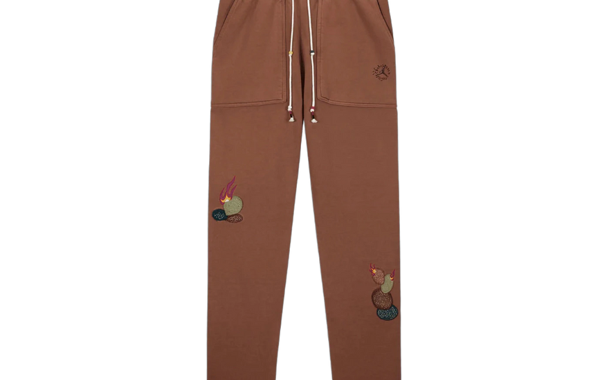Travis Scott x Air Jordan Fleece Pants Archaeo Brown: the fleece joggers that redefine streetwear