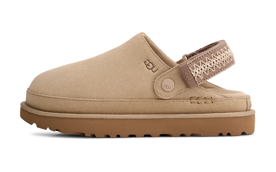 UGG Goldenstar UGGbraid Clog Mustard Seed — El clog mostaza que combina confort y estilo