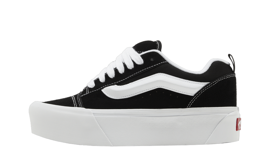 Vans Knu Stack Black White: Zapatillas negras y blancas para skate y estilo urbano